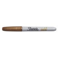 Sharpie 1823887 Gold Metallic Bullet Tip Permanent Marker - 12/Pack