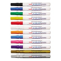 Uni-Paint Markers 63721 12 Assorted Fine Point Markers