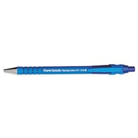 Paper Mate 9560131 FlexGrip Ultra Blue Ink with Blue Barrel 0.8mm Retractable Ballpoint Pen   - 12/Pack