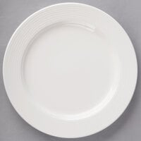 Villeroy & Boch 16-3356-2630 Sedona 9 7/8 inch White Porcelain Marchesi Plate - 6/Case