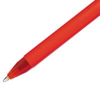 Paper Mate 6120187 ComfortMate Red Ink with Red Barrel 1mm Ballpoint Stick Pen   - 12/Pack
