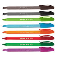 Paper Mate 1945932 InkJoy 100 Assorted Ink with Assorted Barrel Colors 1mm Ballpoint Stick Pen - 8/Pack