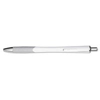 Paper Mate 1951347 InkJoy 700 RT Black Ink with White Barrel 1mm Retractable Ballpoint Pen - 12/Pack