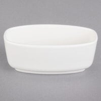 Villeroy & Boch 16-4004-0930 Affinity 8.75 oz. White Porcelain Sugar Bowl - 6/Case