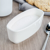 Villeroy & Boch 16-4004-0930 Affinity 8.75 oz. White Porcelain Sugar Bowl - 6/Case