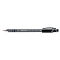 Paper Mate 9680131 FlexGrip Ultra Black Ink with Gray Barrel 0.8mm Ballpoint Stick Pen - 12/Pack