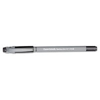 Paper Mate 9680131 FlexGrip Ultra Black Ink with Gray Barrel 0.8mm Ballpoint Stick Pen - 12/Pack