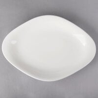 Villeroy & Boch 16-3356-2720 Sedona 14 1/8" x 9 7/8" White Porcelain Oval Plate - 6/Case