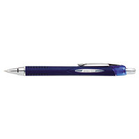 Uni-Ball 62153 Jetstream RT Blue Ink with Blue Barrel 0.7mm Retractable Roller Ball Pen - 12/Pack