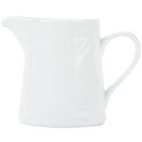 CAC RSV-PC Roosevelt 6 oz. Super White Porcelain Creamer - 36/Case