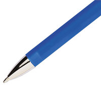 Paper Mate 85586 FlexGrip Elite Blue Ink with Blue Barrel 1mm Ballpoint Stick Pen - 12/Pack