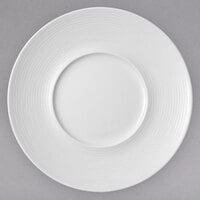 Villeroy & Boch 16-3356-2795 Sedona 11 3/8 inch White Porcelain Marchesi Plate with 5 3/4 inch Well - 6/Case
