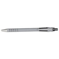 Paper Mate 9580131 FlexGrip Ultra Black Ink with Gray Barrel 0.8mm Retractable Ballpoint Pen - 12/Pack