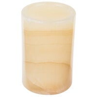 Sterno 80156 4 3/4" Alabaster Round Liquid Candle Holder