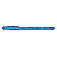 Paper Mate 9660131 FlexGrip Ultra Blue Ink with Blue Barrel 0.8mm Ballpoint Stick Pen - 12/Pack