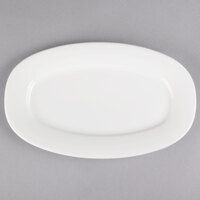 Villeroy & Boch 16-4004-2930 Affinity 11 inch x 6 3/4 inch White Porcelain Oval Platter - 6/Case