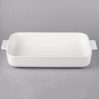 Villeroy & Boch 13-6021-3272 Cooking Elements 13 1/4 inch x 9 1/2 inch White Porcelain Rectangle Baking Dish - 6/Case