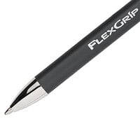 Paper Mate 85580 FlexGrip Elite Black Ink with Black Barrel 1mm Retractable Ballpoint Pen - 12/Pack