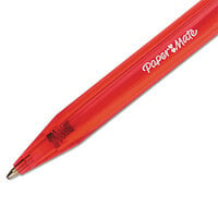 Paper Mate 1951252 InkJoy 100 RT Red Ink with Red Barrel 1mm Retractable Ballpoint Pen - 12/Pack