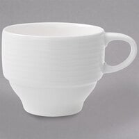 Villeroy & Boch 16-3356-1361 Sedona 6 oz. White Porcelain Stackable Cup - 6/Case