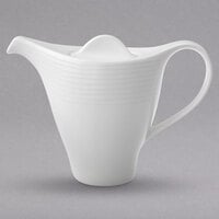 Villeroy & Boch 16-3356-0220 Sedona 10.25 oz. White Porcelain Coffeepot   - 6/Case
