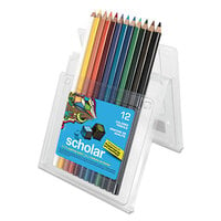 Prismacolor 92804 Scholar 12 Assorted Woodcase Barrel 3mm 2B Lead #2 Colored Pencils