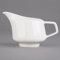 Villeroy & Boch 16-4004-0780 Affinity 8.5 oz. White Porcelain Creamer - 6/Case
