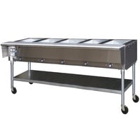 Eagle Group PDHT5 Portable Electric Hot Food Table Five Pan - Open Well, 240V