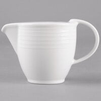 Villeroy & Boch 16-4003-0800 Sedona Function 3.5 oz. White Porcelain Creamer - 6/Case