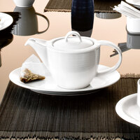 Villeroy & Boch 16-4003-0530 Sedona Function 13 oz. White Porcelain Teapot - 6/Case