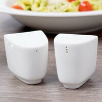 Villeroy & Boch 16-4004-3490 Affinity White Porcelain Salt and Pepper Shaker Set - 6/Pack
