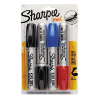 Sharpie 15674PP King Size Assorted 3-Color Chisel Tip Permanent Marker Set