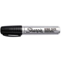 Sharpie 15661PP King Size Black Chisel Tip Permanent Marker - 4/Pack