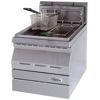 Garland GD-15F Designer Series Natural Gas 15 lb. Countertop Deep Fryer - 45,000 BTU