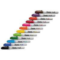 Sharpie 1810704 Assorted 12-Color Brush Tip Permanent Marker Set
