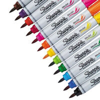 Sharpie 1810704 Assorted 12-Color Brush Tip Permanent Marker Set
