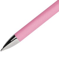 Paper Mate 70672 FlexGrip Elite Black Ink with Pink Barrel 1mm Pink Ribbon Retractable Ballpoint Pen - 12/Pack
