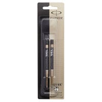 Parker 1950362 Black Ink Medium Point Roller Ball Gel Pen Refill - 2/Pack