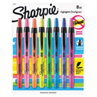 Sharpie 28101 Accent Assorted 8-Color Chisel Tip Retractable Highlighter