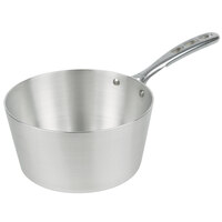 Vollrath 67303 Wear-Ever 3.75 Qt. Tapered Aluminum Sauce Pan with TriVent Chrome Plated Handle