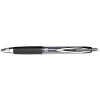 Uni-Ball 1790895 Signo 207 Black Ink with Translucent Black Barrel 1mm Retractable Roller Ball Gel Pen - 12/Pack