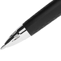 Uni-Ball 1790895 Signo 207 Black Ink with Translucent Black Barrel 1mm Retractable Roller Ball Gel Pen - 12/Pack