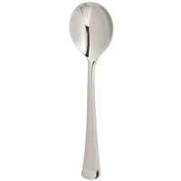 Arcoroc FL109 Mikayla 6 7/8 inch 18/0 Stainless Steel Heavy Weight Soup Spoon by Arc Cardinal - 12/Case