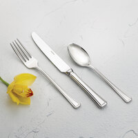 Arcoroc FK629 Taylor 7 inch 18/0 Stainless Steel Heavy Weight Salad / Dessert Fork by Arc Cardinal - 12/Case