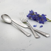 Arcoroc FL121 Mikayla 5 5/8 inch 18/0 Stainless Steel Heavy Weight Cocktail / Oyster Fork by Arc Cardinal - 12/Case