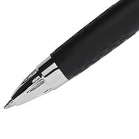 Uni-Ball 33960PP Signo 207 Black Ink with Translucent Black Barrel 0.7mm Retractable Roller Ball Gel Pen - 4/Pack