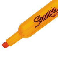 Sharpie 25006 Accent Orange Chisel Tip Tank Style Highlighter - 12/Pack