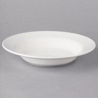 Villeroy & Boch 16-2238-2700 Bella 9 inch White Porcelain Deep Plate - 6/Case