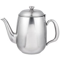 Vollrath 46596 Orion 68 oz. Mirror-Finished Stainless Steel Coffee / Tea Pot
