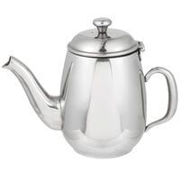 Vollrath 46594 Orion 20 oz. Mirror-Finished Stainless Steel Coffee / Tea Pot